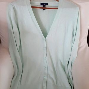 Gap Cardigan in mint green